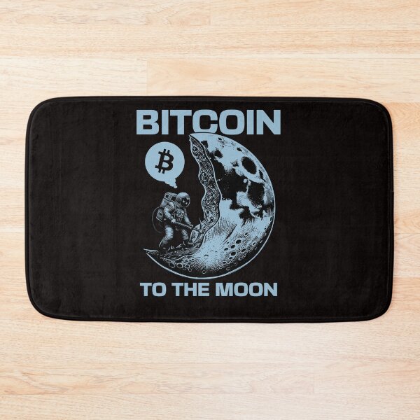 Item preview, Bitcoin Cryptocurrency On Lunar Space Poster designed and sold by Jessica  art.
