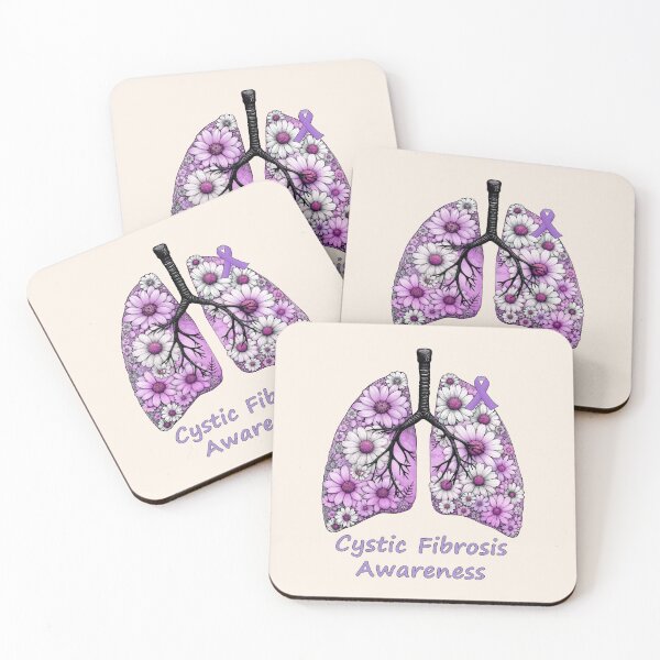 Item preview, Lungs, floral Lungs, cf, cystic fibrosis, colorful flowers, respiratory therapist designed and sold by Collagedream.