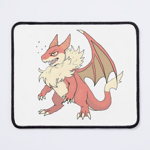 Item preview, Fiery Winged Dragon - Fierce Mythical Creature designed and sold by Moad Fahim.