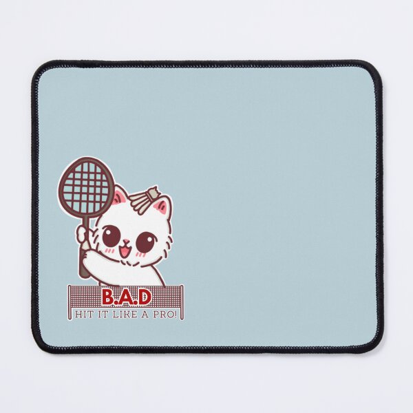 Item preview, Badminton Cat, Hit it like a pro! designed and sold by BGMeYou.