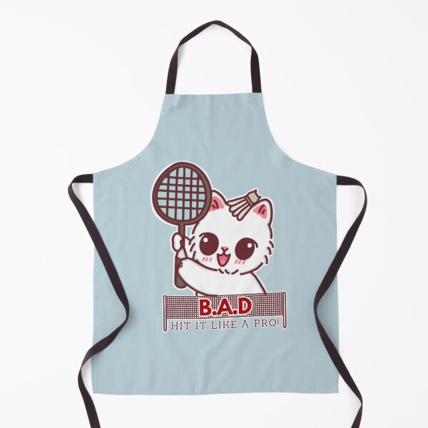 Item preview, Badminton Cat, Hit it like a pro! designed and sold by BGMeYou.