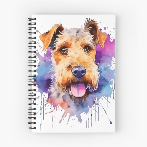 Item preview, Welsh Terrier | Colorful Watercolor Design #3 designed and sold by MatsurexDesigns.