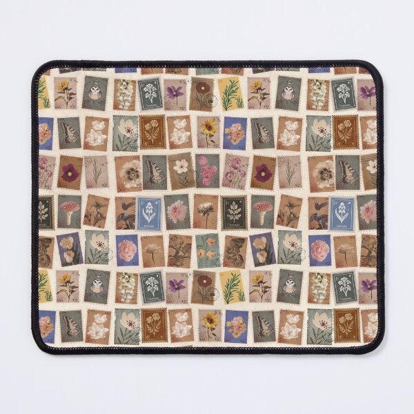 Item preview, Seamless vintage stamps pattern designed and sold by Lauciana.