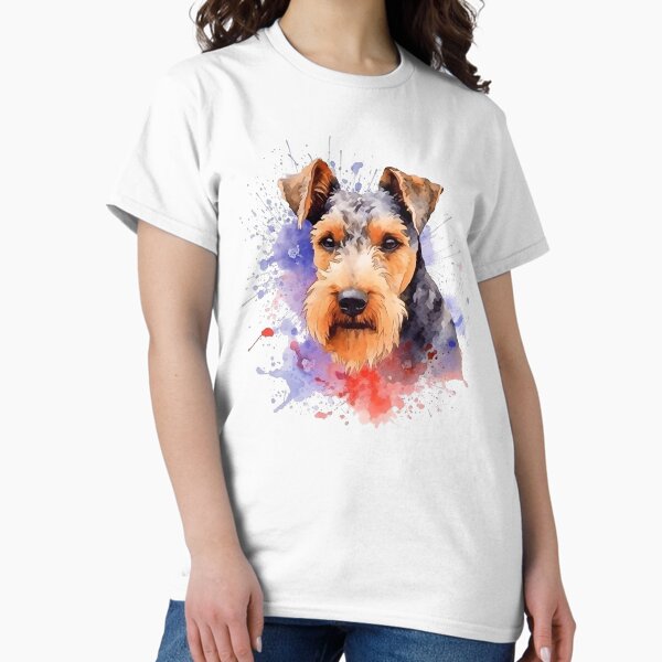 Item preview, Welsh Terrier | Colorful Watercolor Design #4 designed and sold by MatsurexDesigns.