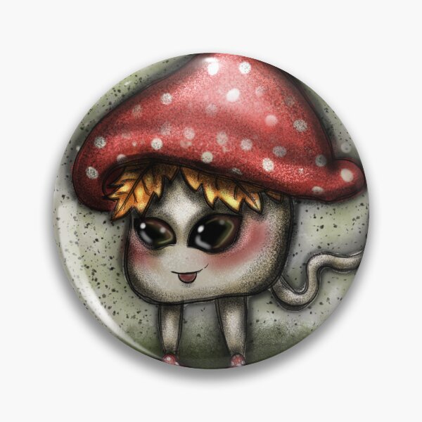 Item preview, Cute fall mushroom creature designed and sold by Aileen-Lights.