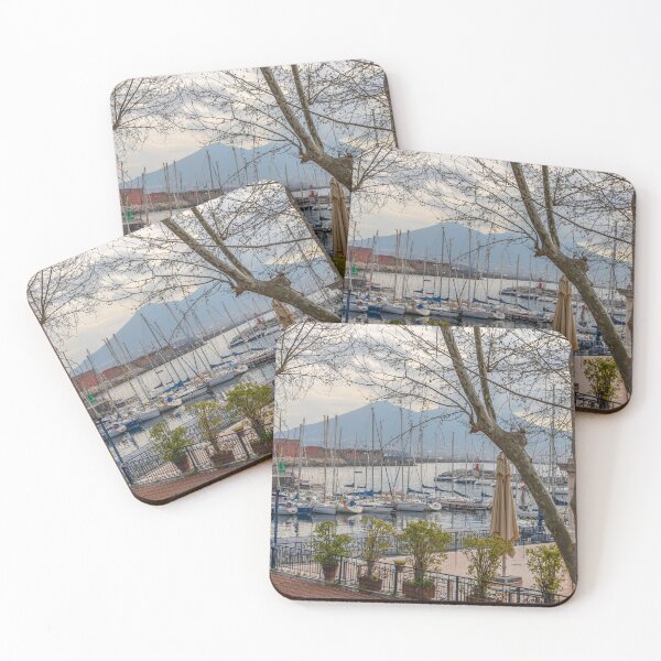 Item preview, Italy. Naples. Marina with Mount Vesuvius in the Background.  designed and sold by vadim19.