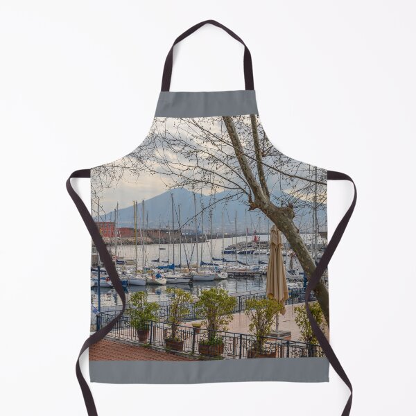 Item preview, Italy. Naples. Marina with Mount Vesuvius in the Background.  designed and sold by vadim19.