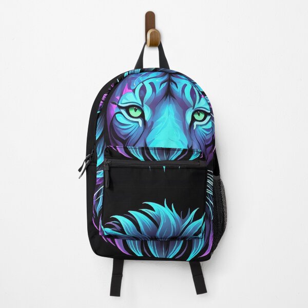 Item preview, Vibrant Neon Lion Digital Art designed and sold by creativaimages.