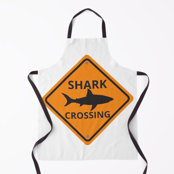 Item preview, Caution Sign - Shark Crossing designed and sold by CritterFish.