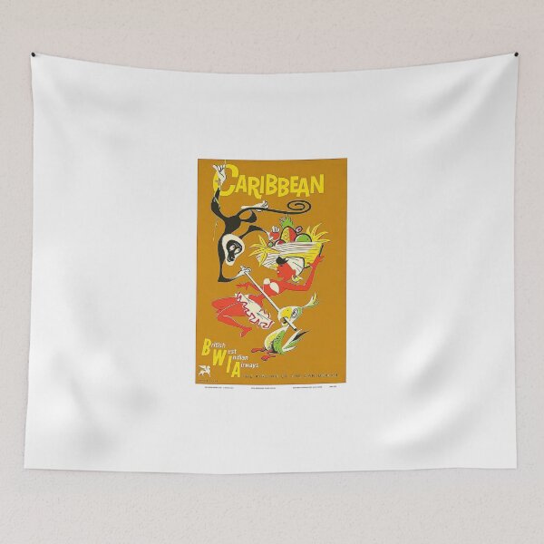 Item preview, Great West Indian Airways vintage ad designed and sold by IanBakerToons.