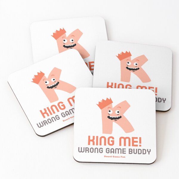 Item preview, King Me! Wrong Game Buddy...Board Game Fun designed and sold by LettsMerchntees.