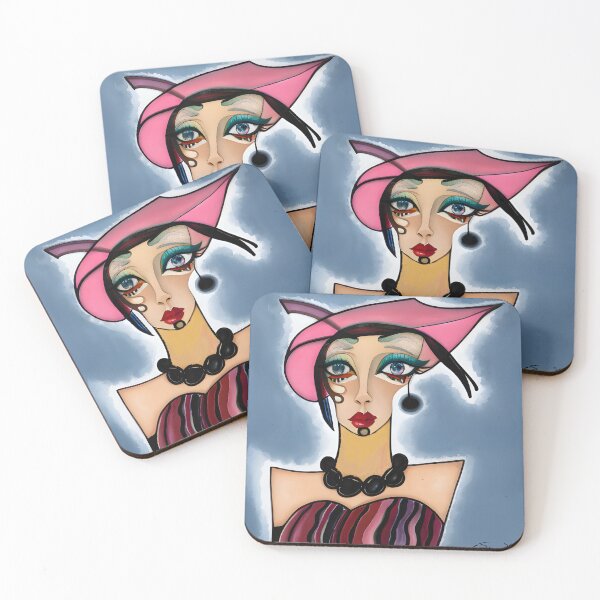 Item preview, Girl and Her Pink Hat designed and sold by Girlfriendrock.