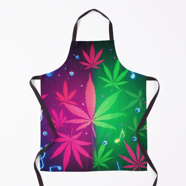 Item preview, Pot Leaves and Musical Notes Party Shirt designed and sold by JLEmporium.