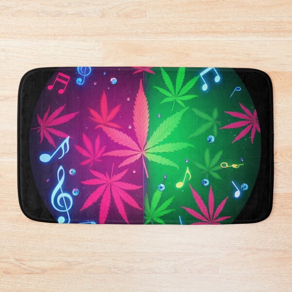Item preview, Pot Leaves and Musical Notes Party Shirt designed and sold by JLEmporium.