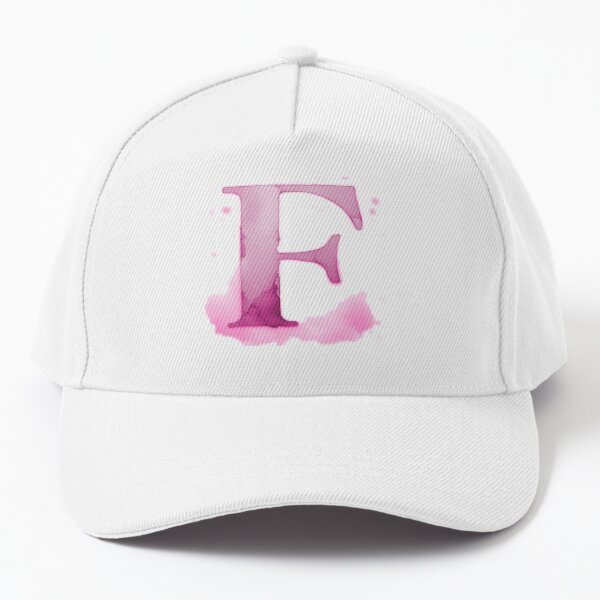 WATERCOLOR LETTERS F Baseball Cap
