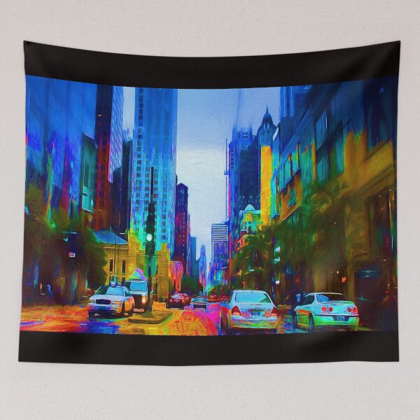 Item preview, Driving in a Chicago rainbow designed and sold by bloomingvine.