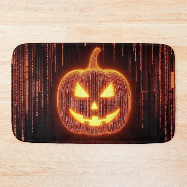 Aperçu de l'œuvre Joyeux Halloween Matrix Citrouille Néon créée et vendue par Simplybe1.