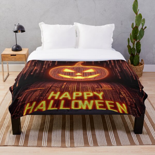 Item preview, Happy Halloween Matrix Pumpkin Neon designed and sold by Simplybe1.