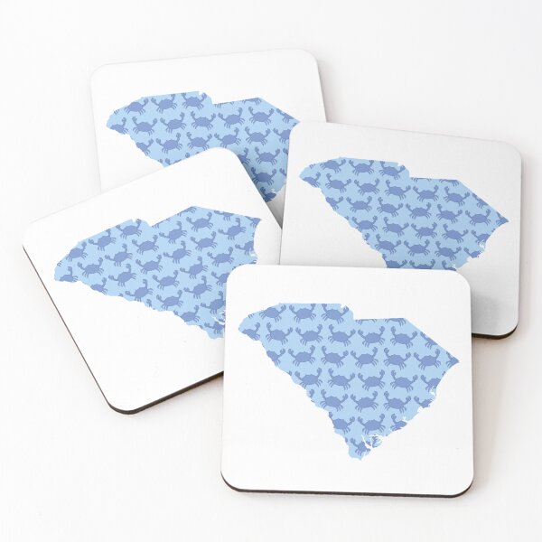 Item preview, South Carolina Blue Crab Sticker designed and sold by carrymyheartdesigns.