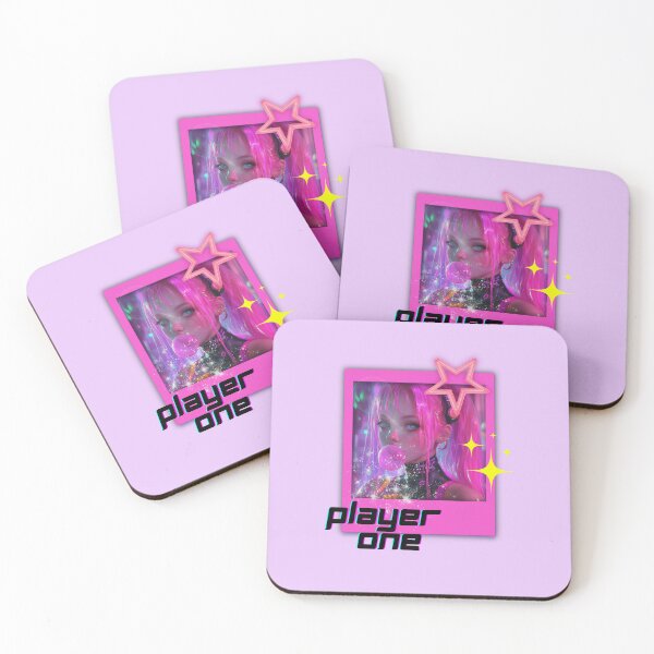 Item preview, Y2k girl pink photo player one designed and sold by pinkuardesign.