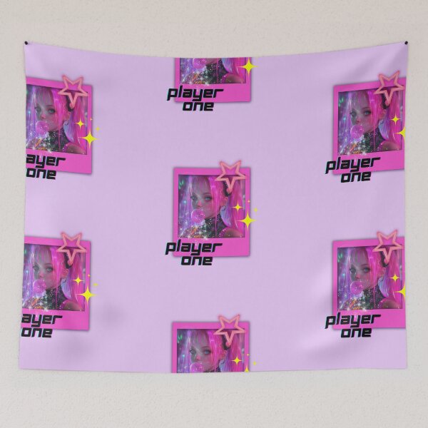 Item preview, Y2k girl pink photo player one designed and sold by pinkuardesign.