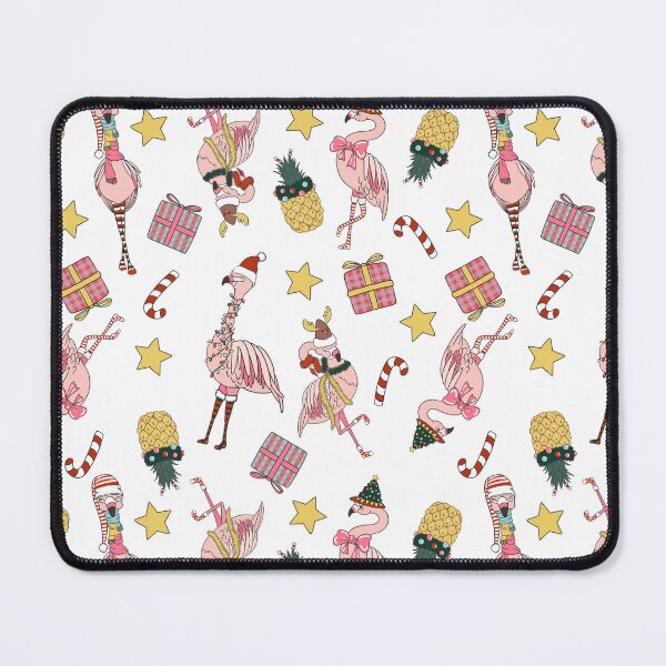 Item preview, Festive Christmas Flamingo Pattern designed and sold by ReaDillo.