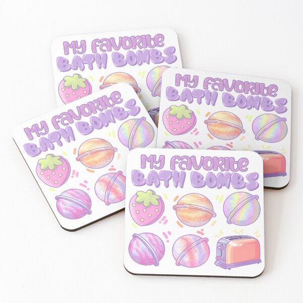 Item preview, My favorite bathbombs cute illustration  designed and sold by MariaPencilArt.
