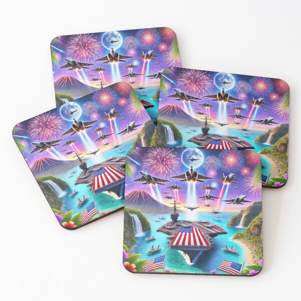 Item preview, American Power and Paradise: Jets Over Tropical Freedom designed and sold by Meta2Physical.