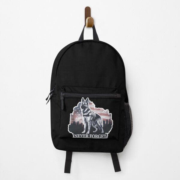 Item preview, United we stand Patriot Day - k9 German Shepherd rescue dog designed and sold by The Knick Knack Nook.