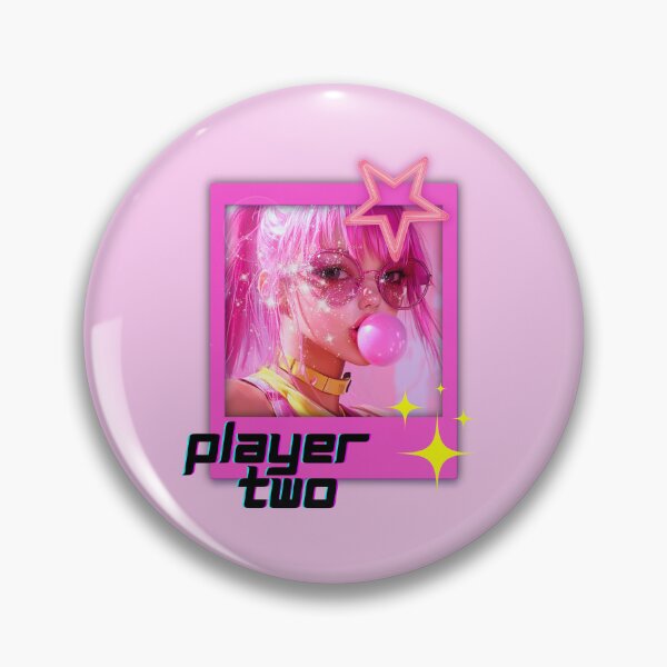 Item preview, Y2k girl pink photo player two designed and sold by pinkuardesign.