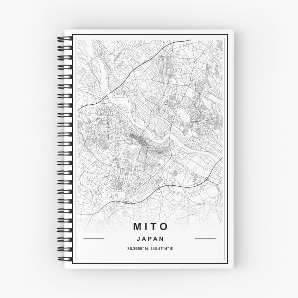 Item preview, Mito City Map designed and sold by SHAMPAIN-ART-CO.