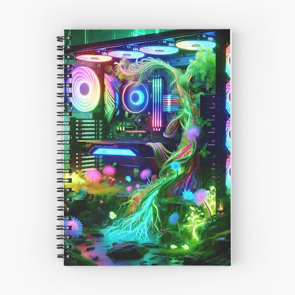 Item preview, Tech Jungle: Nature Meets Neon in a Gamer’s World designed and sold by koreatvtea.
