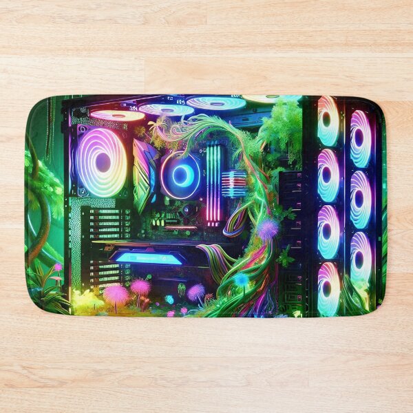 Item preview, Tech Jungle: Nature Meets Neon in a Gamer’s World designed and sold by koreatvtea.