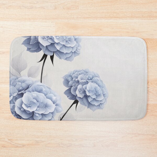 Item preview, Trio of Light Blue Hydrangea Blossoms designed and sold by burbankdesigns.