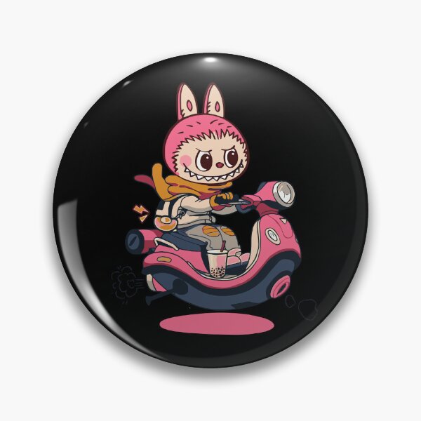 Item preview, Labubu cute monster pink  designed and sold by retrippy.