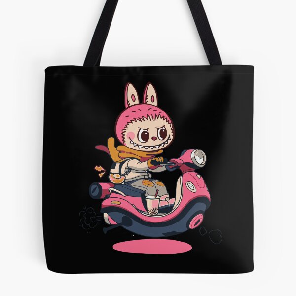 Item preview, Labubu cute monster pink  designed and sold by retrippy.