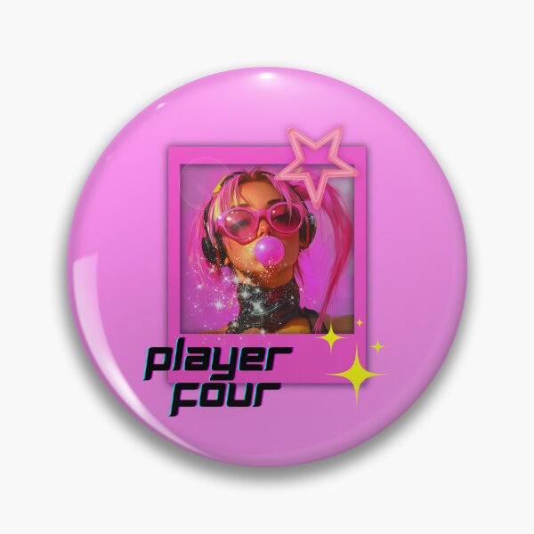 Item preview, Y2k girl pink photo player four designed and sold by pinkuardesign.