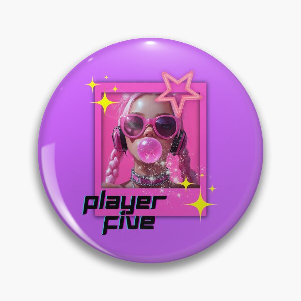 Item preview, Y2k girl pink photo player five designed and sold by pinkuardesign.
