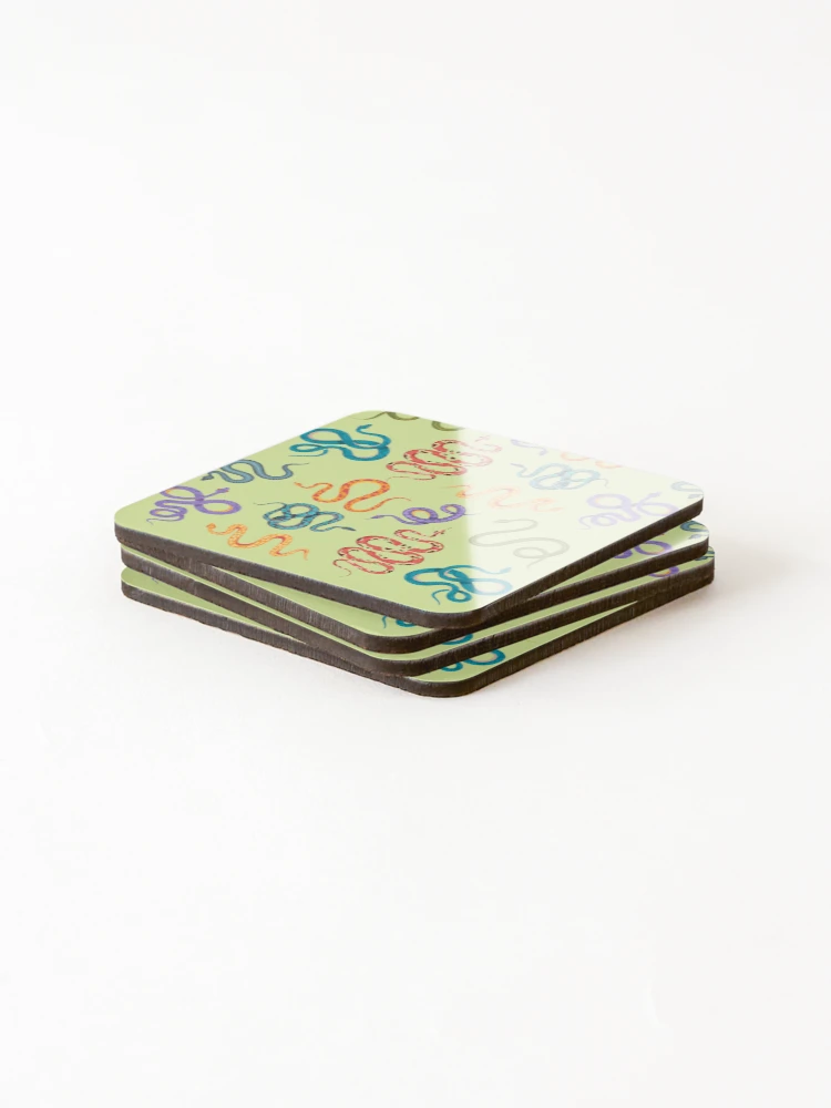 Thumbnail 4 of 5, Coasters (Set of 4), Venomous designed and sold by ReeReeDesigns.