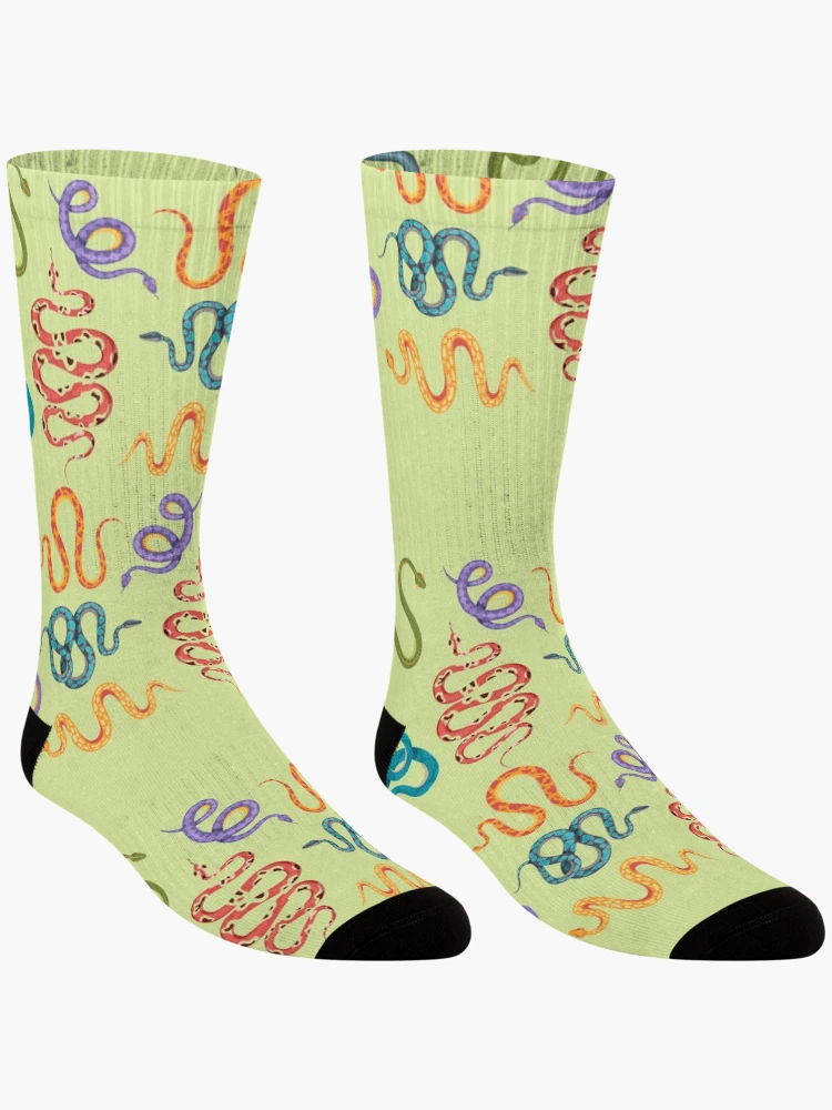 Thumbnail 3 of 5, Socks, Venomous designed and sold by ReeReeDesigns.