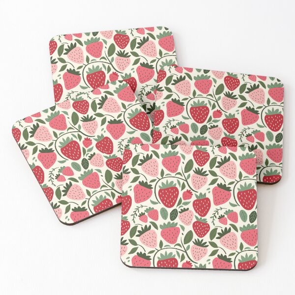 Item preview, Seamless Strawberry pattern designed and sold by brandingpro.