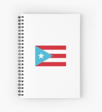 Flag of Puerto Rico (1895-1952)/ Nationhood Flag Spiral Notebook