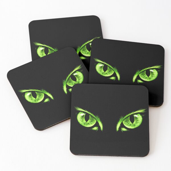 Item preview, Bright Green Cat Eyes designed and sold by ZetaDream.