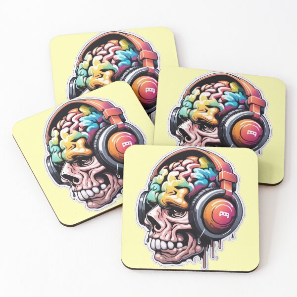 Item preview, Headphones to Brain - Candied Beats #1 of 6 designed and sold by HauntedOpera.