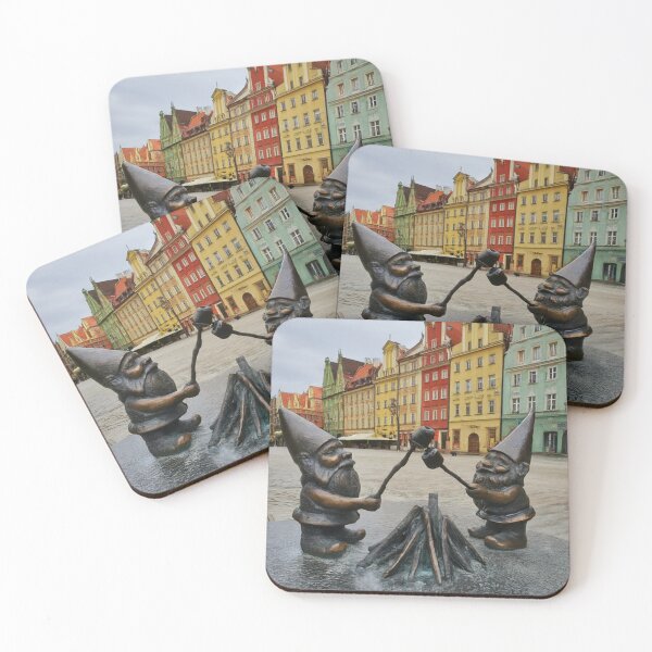 Item preview, Thinking of Wroclaw - Gnomes Roasting Marshmallows designed and sold by Purrfecta.