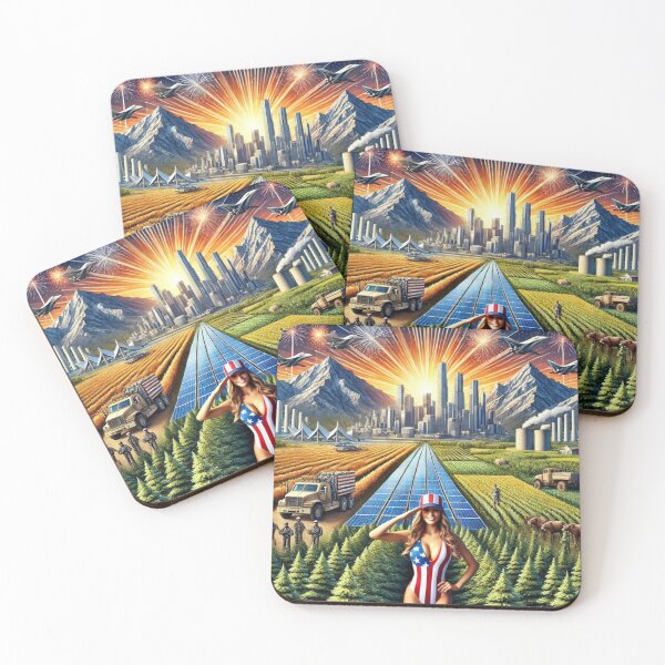 Item preview, American Dreamscape: Diverse Landscape and Patriotism in 3D designed and sold by Meta2Physical.