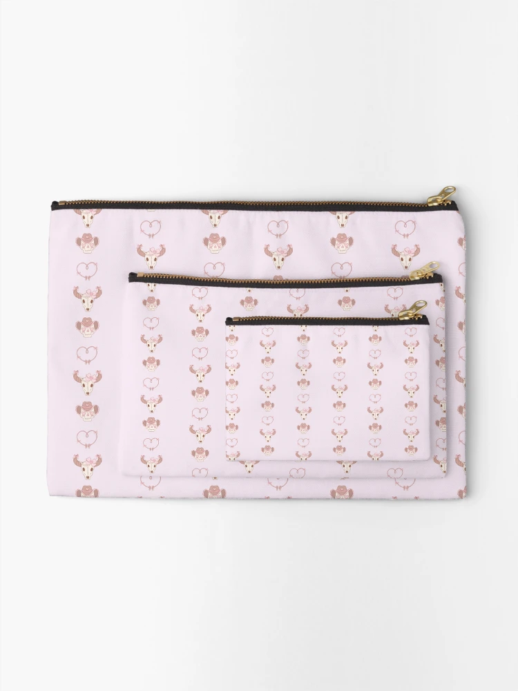 Thumbnail 2 of 4, Zipper Pouch, Pink Cowboy Realness designed and sold by ReeReeDesigns.