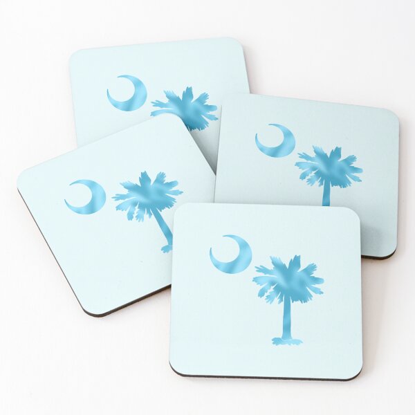 Item preview, Blue Tie-Dye Palmetto Flag designed and sold by carrymyheartdesigns.