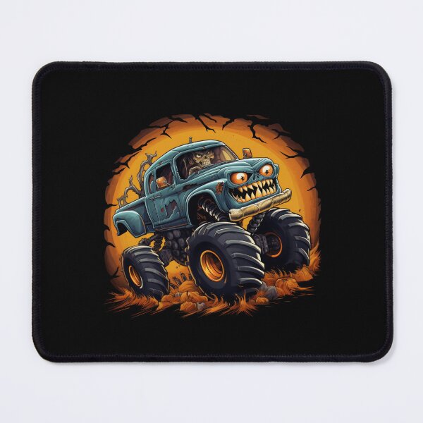 Item preview, Skeleton riding monster truck halloween Toddler Boys Kids  designed and sold by DrawHandArt.