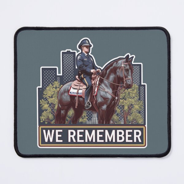 Item preview, Patriot and memorial Day - Nyc police horse mounted designed and sold by The Knick Knack Nook.